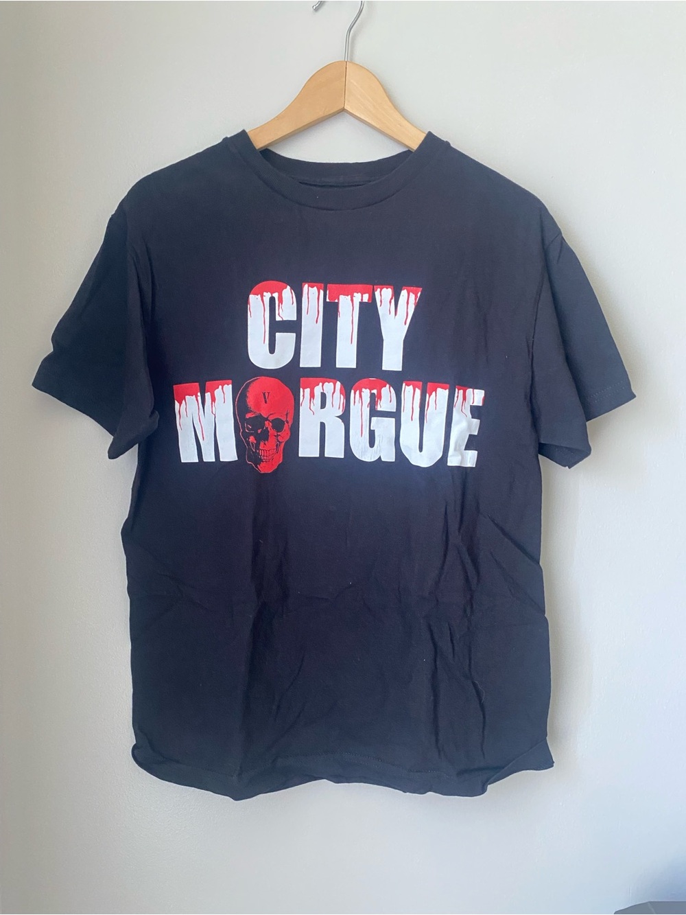Vlone City Morgue x Vlone Drip Tee Black Short Sleeve